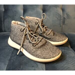 Allbirds Women's Wool Runner-up Mizzles Charcoal Gray Merino Wool US Size 8